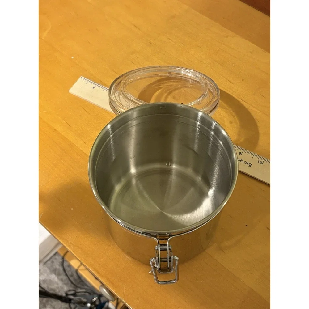 Stainless Steel Food Storage Containers (2) Durable Kitchen Accessories
